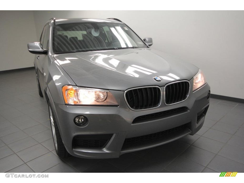 2013 X3 xDrive 28i - Space Gray Metallic / Black photo #5