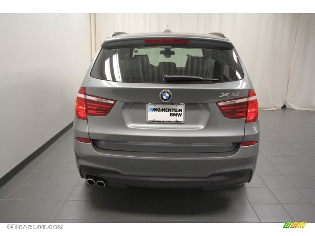 2013 X3 xDrive 28i - Space Gray Metallic / Black photo #9