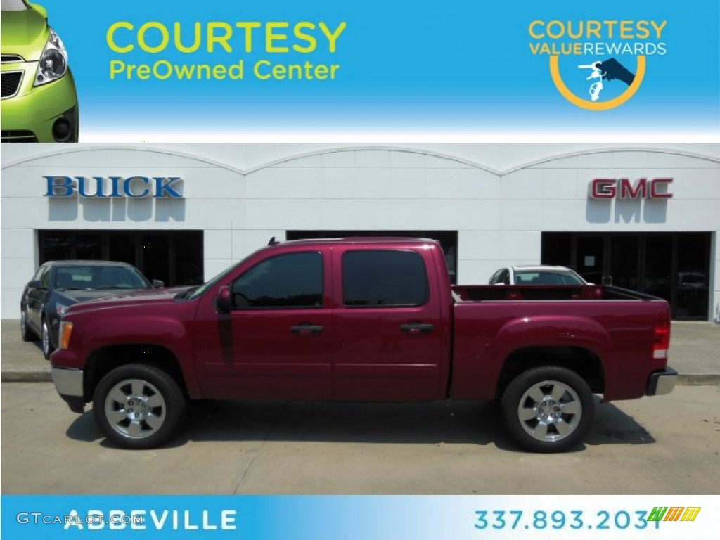 Sport Dark Red Metallic GMC Sierra 1500