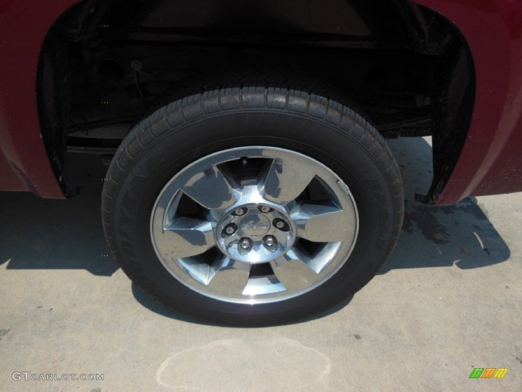 2007 Sierra 1500 SLE Crew Cab - Sport Dark Red Metallic / Ebony Black photo #16