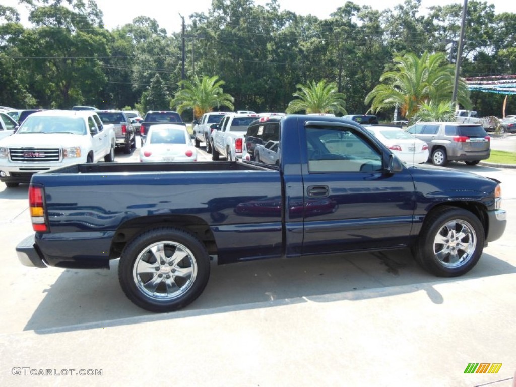 2006 Sierra 1500 SL Regular Cab - Deep Blue Metallic / Dark Pewter photo #4