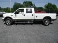 2005 Oxford White Ford F350 Super Duty Lariat Crew Cab 4x4  photo #6