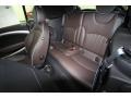2012 Mini Cooper Dark Truffle Lounge Leather Interior Rear Seat Photo