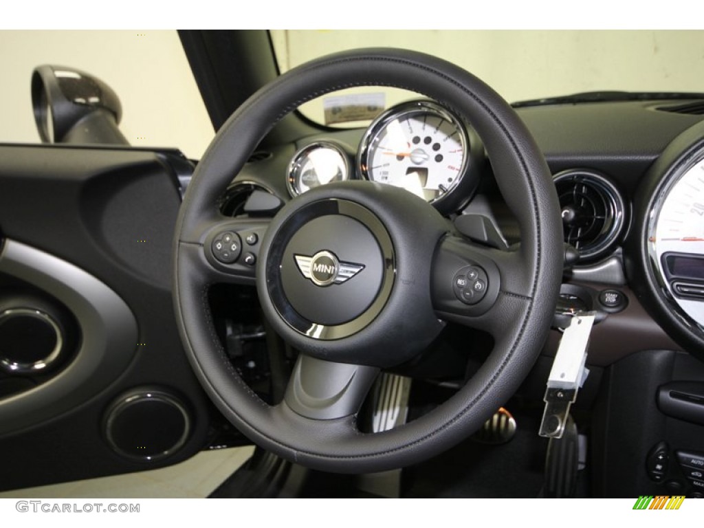 2012 Mini Cooper S Convertible Highgate Package Steering Wheel Photos