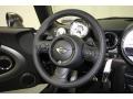 2012 Mini Cooper Dark Truffle Lounge Leather Interior Steering Wheel Photo