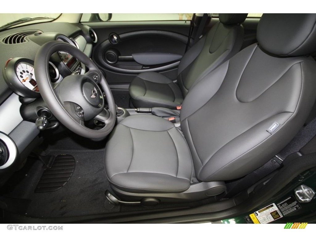 Carbon Black Interior 2012 Mini Cooper Hardtop Photo #67293758
