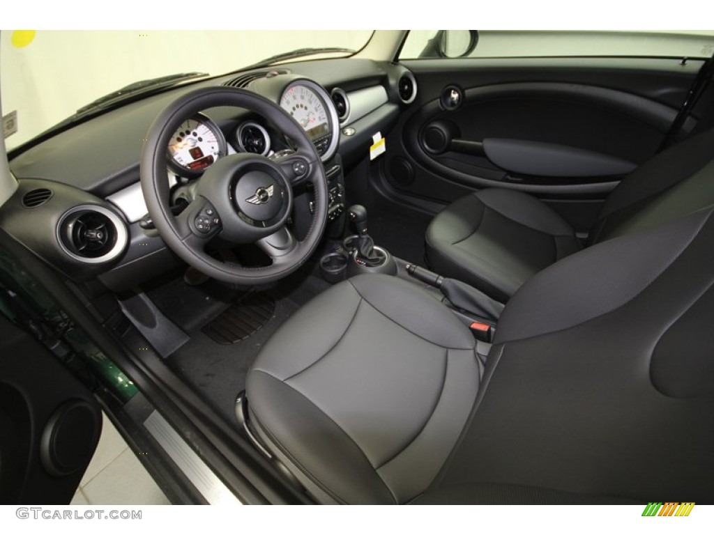 Carbon Black Interior 2012 Mini Cooper Hardtop Photo #67293828