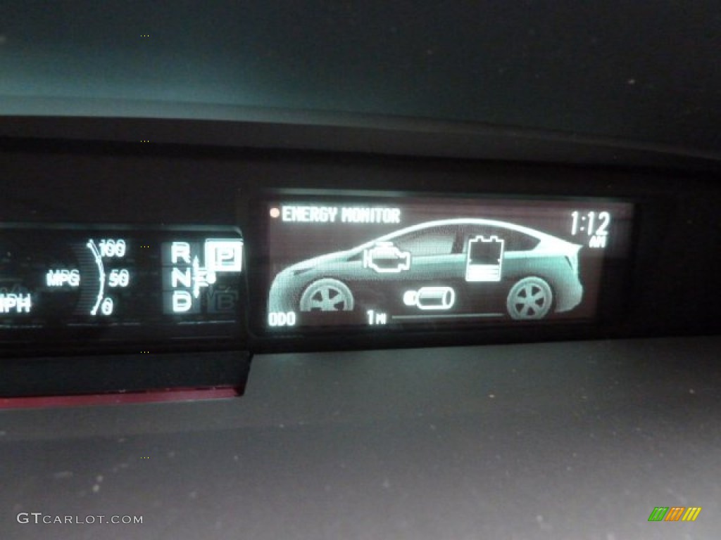 2012 Prius 3rd Gen Two Hybrid - Winter Gray Metallic / Misty Gray photo #14
