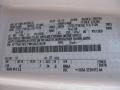 YZ: Oxford White 2011 Ford E Series Van E150 XL Cargo Color Code