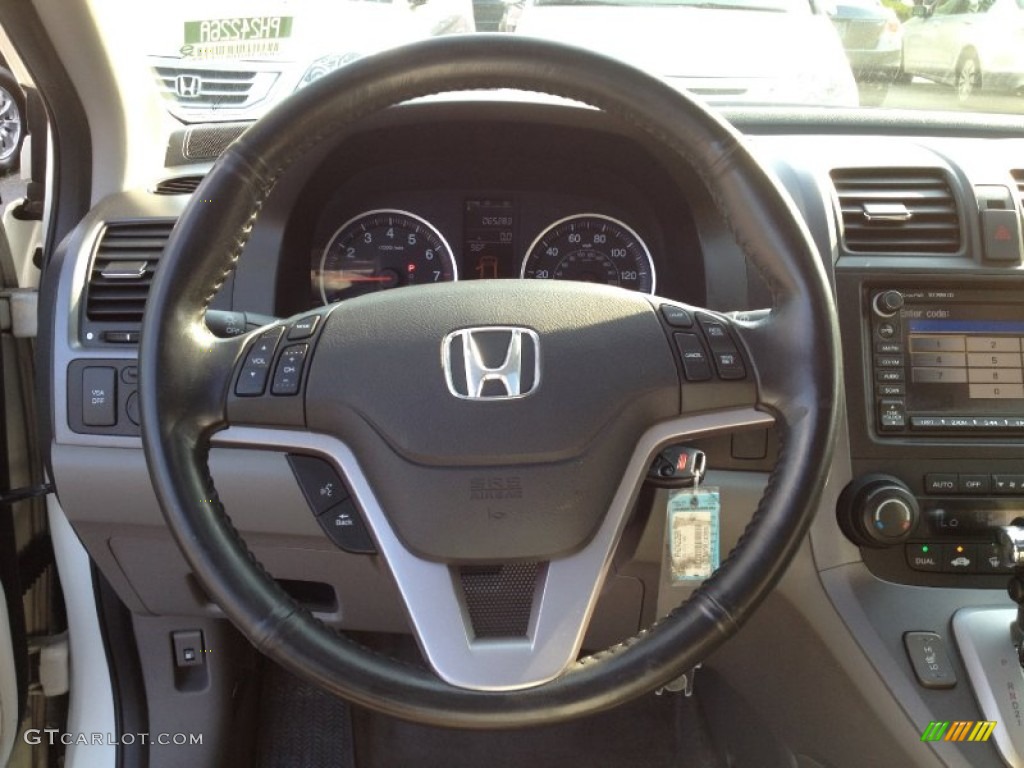 2008 CR-V EX-L 4WD - Taffeta White / Gray photo #27