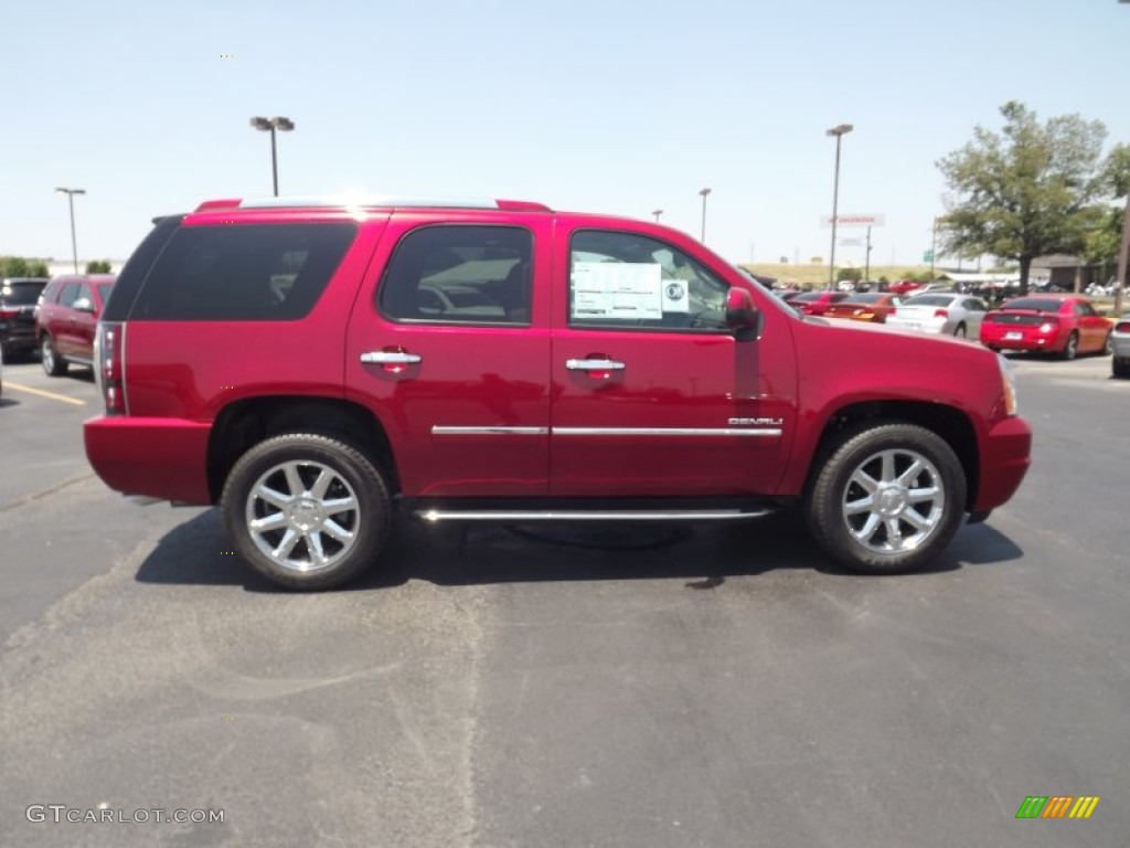 Crystal Red Tintcoat 2013 GMC Yukon Denali AWD Exterior Photo #67295582