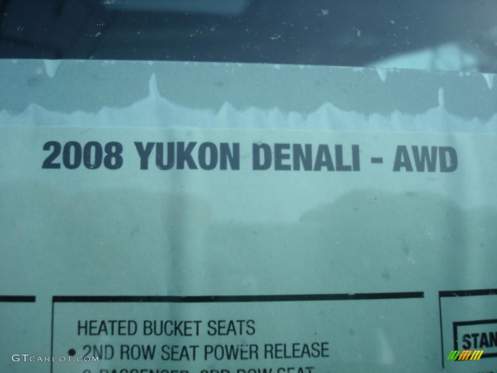 2008 Yukon Denali AWD - Onyx Black / Ebony photo #50