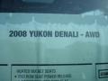 2008 Onyx Black GMC Yukon Denali AWD  photo #50
