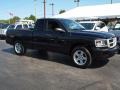 2008 Brilliant Black Dodge Dakota Big Horn Extended Cab  photo #2