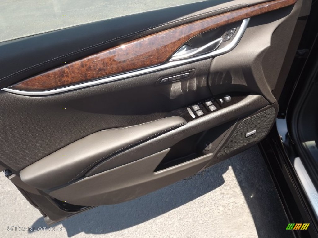 2013 Cadillac XTS Luxury FWD Jet Black Door Panel Photo #67295933