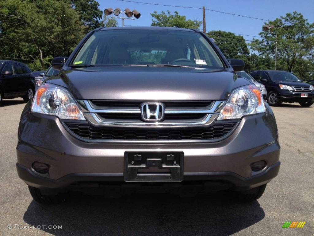 2011 CR-V LX 4WD - Urban Titanium Metallic / Ivory photo #6