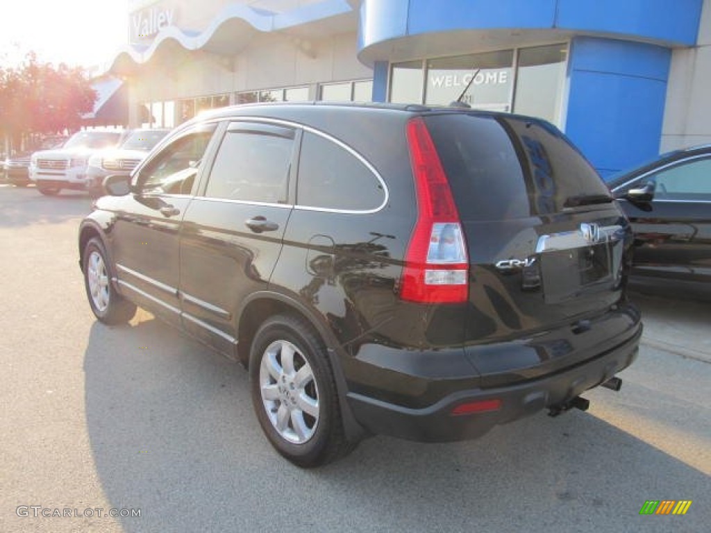 2009 CR-V EX-L 4WD - Crystal Black Pearl / Black photo #3