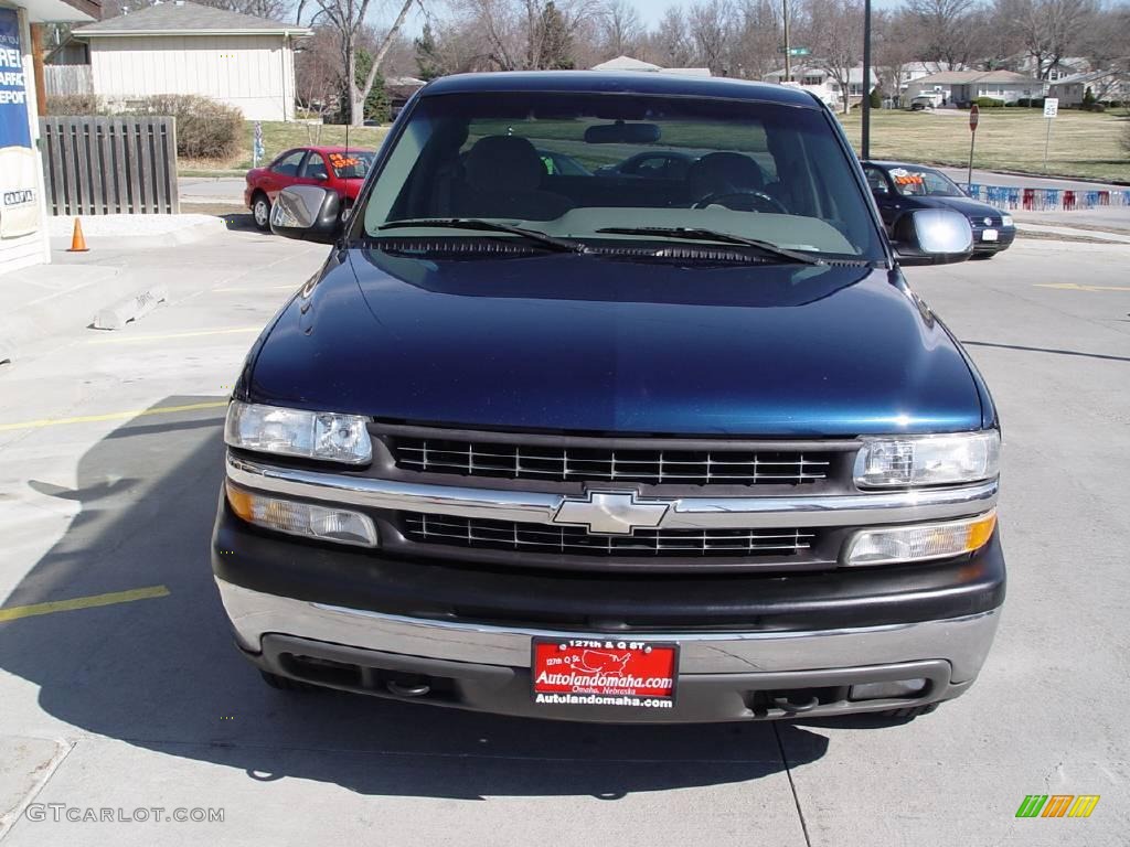 1999 Silverado 1500 LS Extended Cab - Indigo Blue Metallic / Graphite photo #5