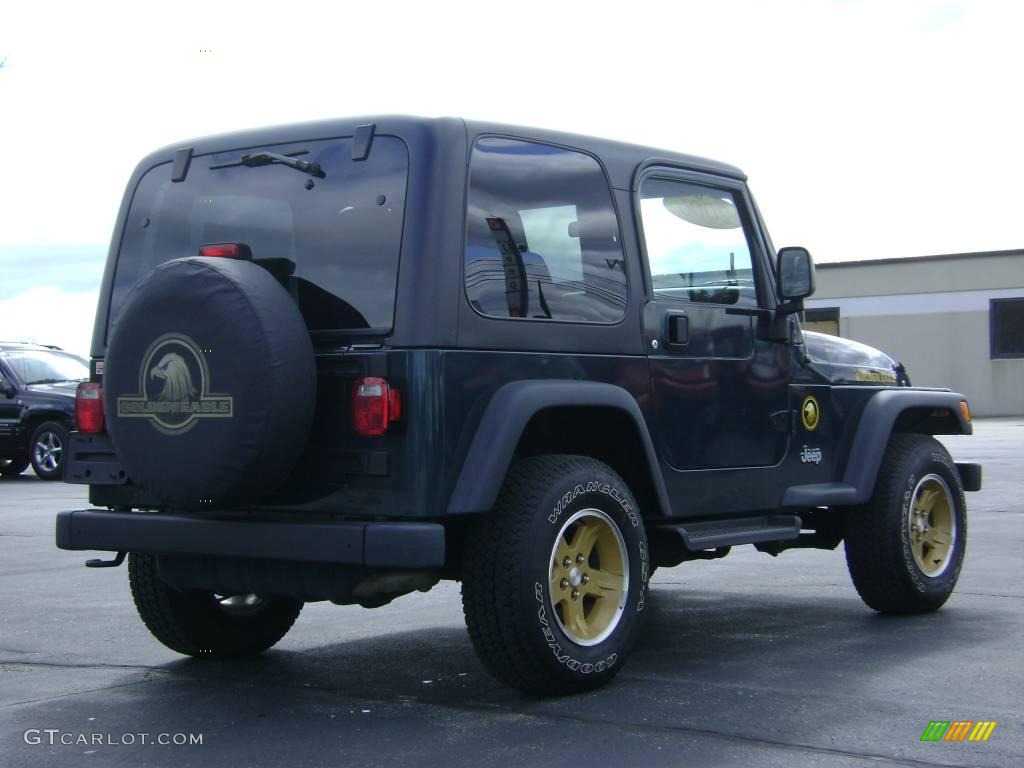 2006 Wrangler Sport 4x4 Golden Eagle - Deep Beryl Green Pearl / Dark Slate Gray photo #7