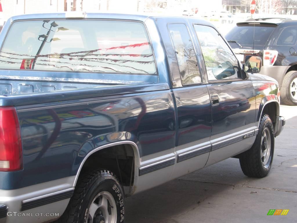 1992 C/K C1500 Extended Cab - Catalina Blue Metallic / Blue photo #5