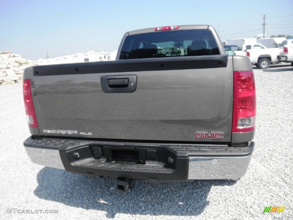 2013 Sierra 1500 SLE Extended Cab 4x4 - Mocha Steel Metallic / Ebony photo #16