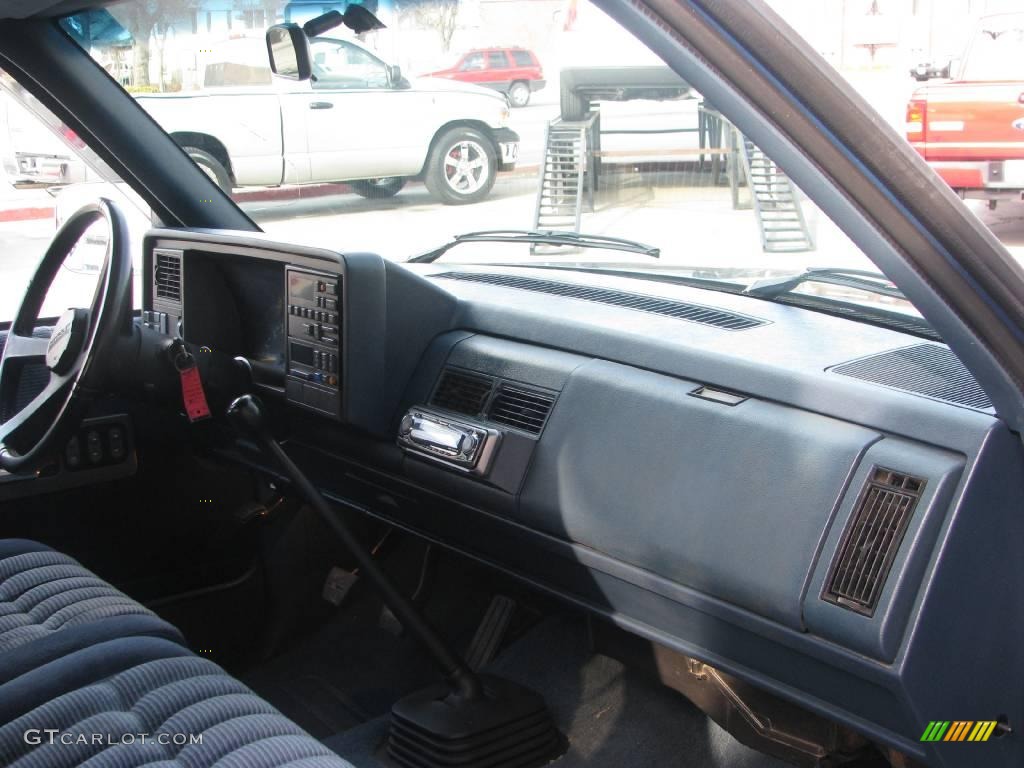 1992 C/K C1500 Extended Cab - Catalina Blue Metallic / Blue photo #10