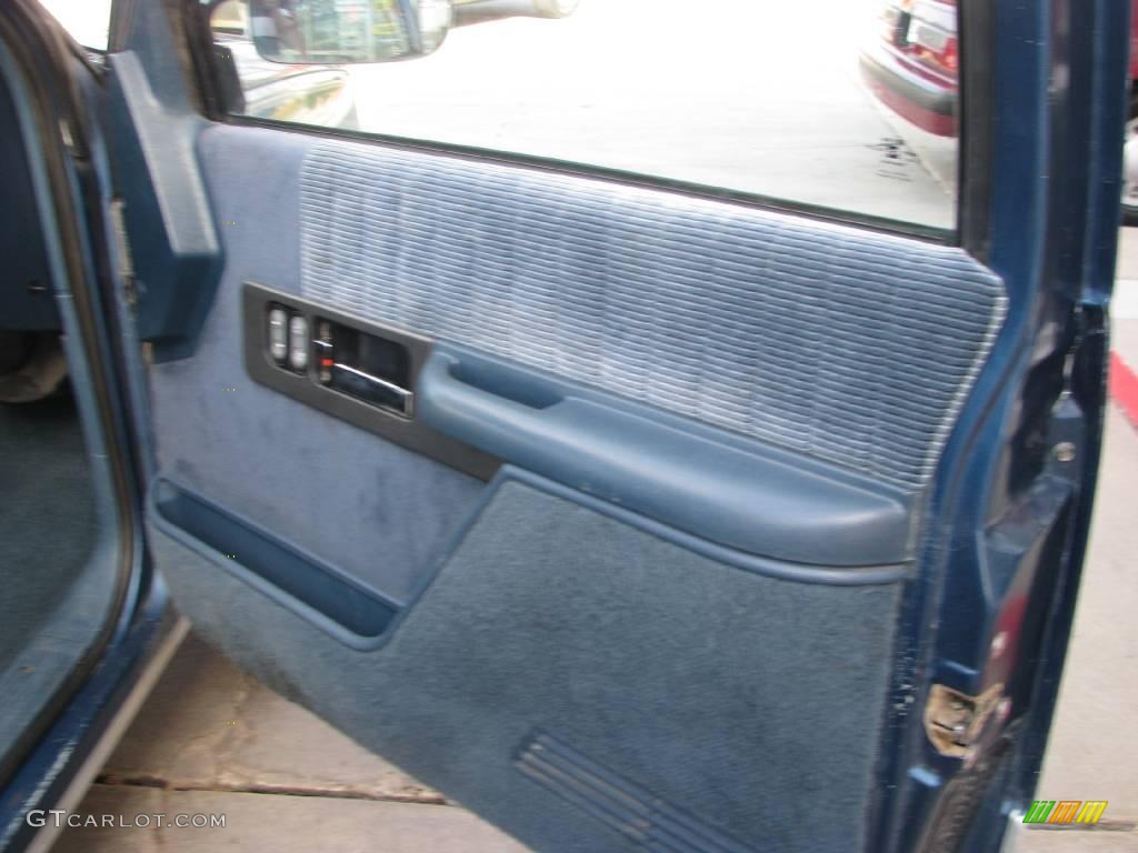 1992 C/K C1500 Extended Cab - Catalina Blue Metallic / Blue photo #11