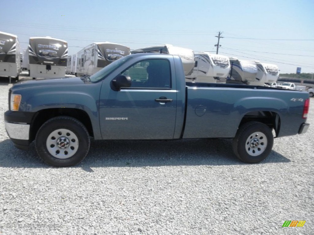 Stealth Gray Metallic 2013 GMC Sierra 1500 Regular Cab 4x4 Exterior Photo #67301333