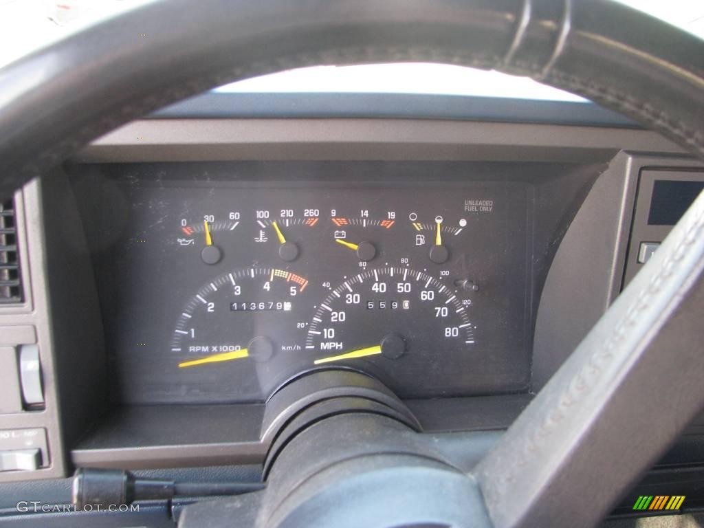 1992 C/K C1500 Extended Cab - Catalina Blue Metallic / Blue photo #13