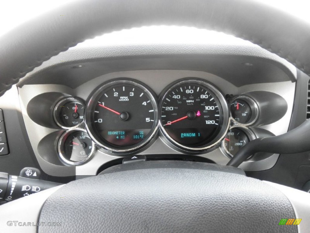 2013 GMC Sierra 2500HD SLE Extended Cab 4x4 Gauges Photo #67301546