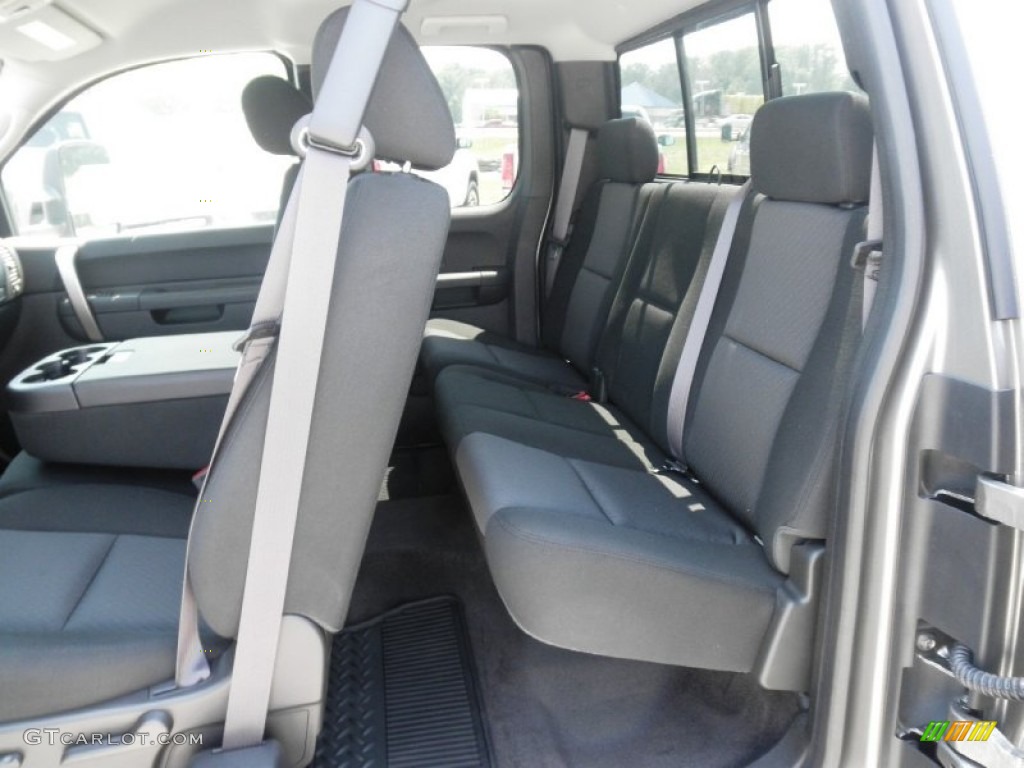 Ebony Interior 2013 GMC Sierra 2500HD SLE Extended Cab 4x4 Photo #67301579