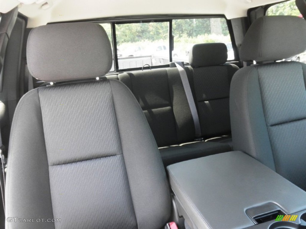 Ebony Interior 2013 GMC Sierra 2500HD SLE Extended Cab 4x4 Photo #67301636