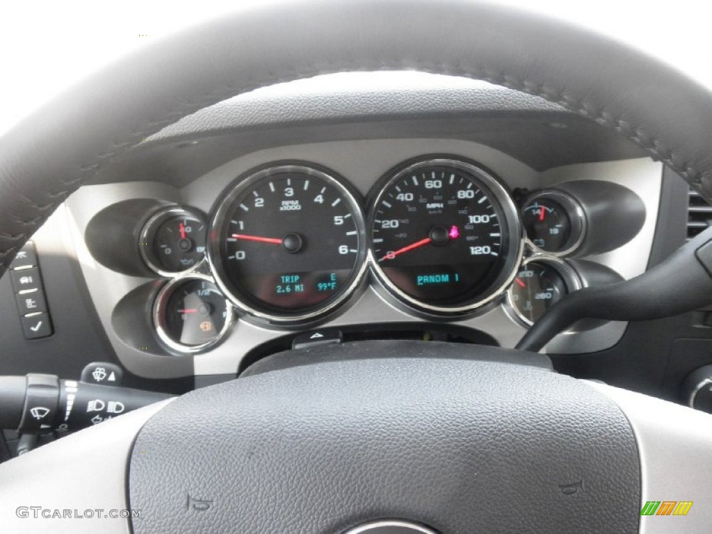 2013 GMC Sierra 2500HD SLE Extended Cab 4x4 Gauges Photo #67301732