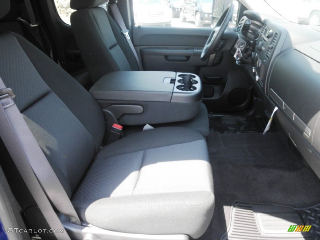 Ebony Interior 2013 GMC Sierra 2500HD SLE Extended Cab 4x4 Photo #67301816