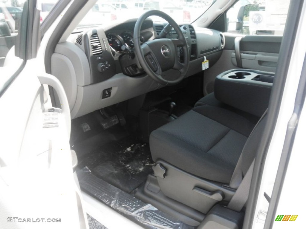 Dark Titanium Interior 2013 GMC Sierra 2500HD Extended Cab 4x4 Photo #67301903