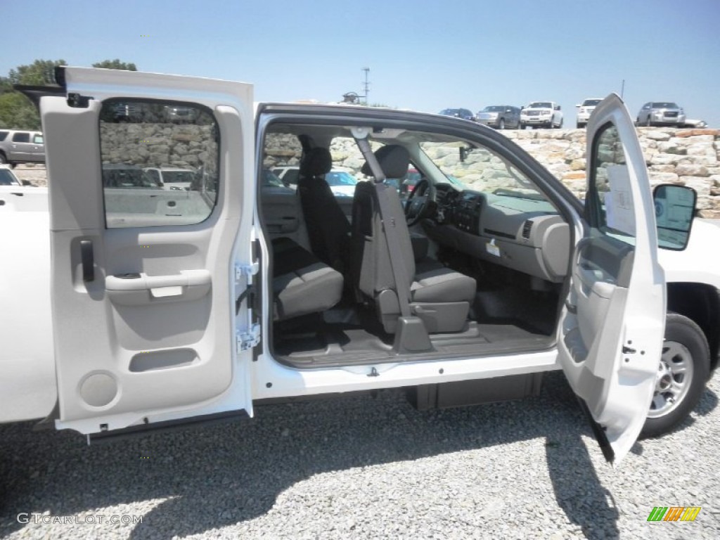 Dark Titanium Interior 2013 GMC Sierra 2500HD Extended Cab 4x4 Photo #67302002
