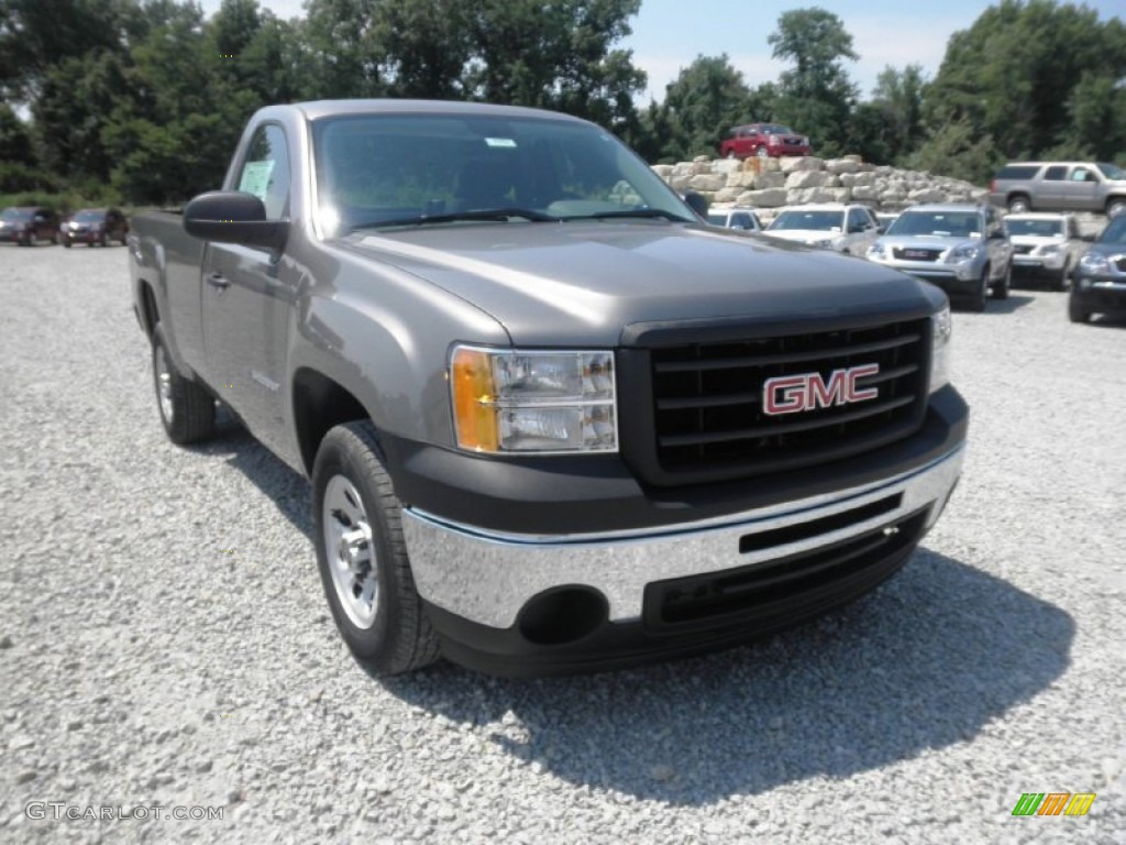 Steel Gray Metallic 2013 GMC Sierra 1500 Regular Cab Exterior Photo #67302047