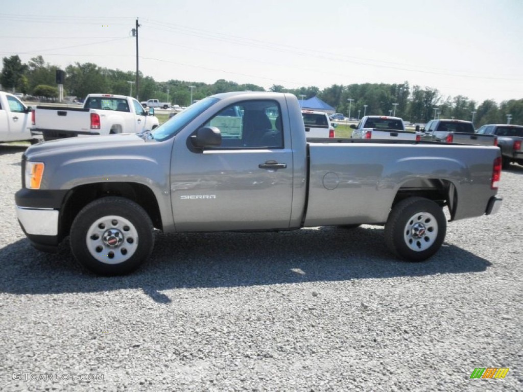Steel Gray Metallic 2013 GMC Sierra 1500 Regular Cab Exterior Photo #67302064