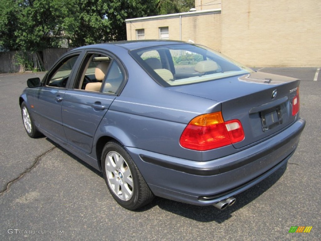 2001 3 Series 325xi Sedan - Topaz Blue Metallic / Sand photo #5