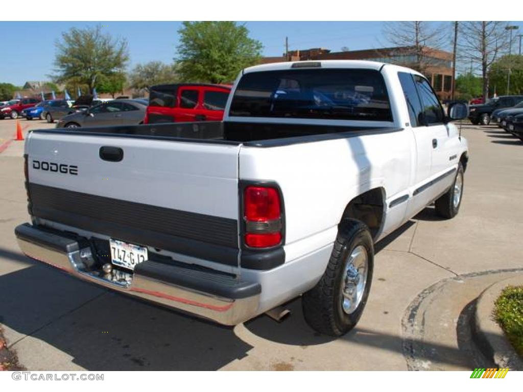 1998 Ram 1500 ST Extended Cab - Bright White / Gray photo #7