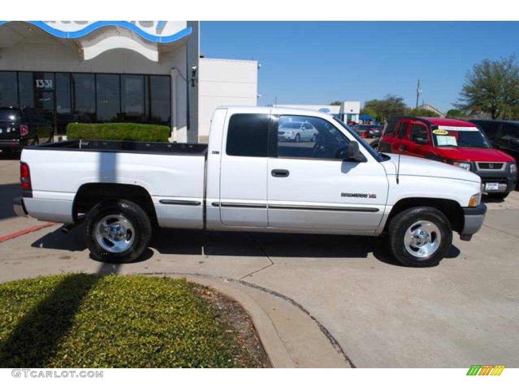 1998 Ram 1500 ST Extended Cab - Bright White / Gray photo #8