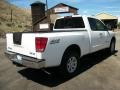 2007 White Nissan Titan SE King Cab 4x4  photo #2