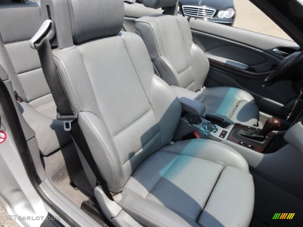 2001 3 Series 330i Convertible - Titanium Silver Metallic / Black photo #21