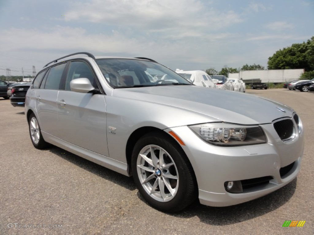 2010 3 Series 328i xDrive Sports Wagon - Titanium Silver Metallic / Chestnut Brown Dakota Leather photo #6
