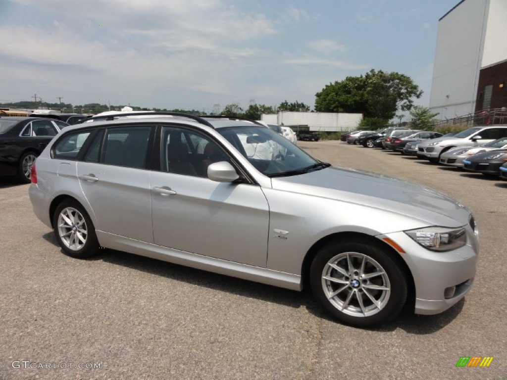 Titanium Silver Metallic 2010 BMW 3 Series 328i xDrive Sports Wagon Exterior Photo #67306196