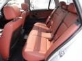 2010 BMW 3 Series Chestnut Brown Dakota Leather Interior Rear Seat Photo