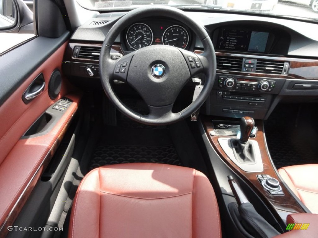 2010 BMW 3 Series 328i xDrive Sports Wagon Chestnut Brown Dakota Leather Steering Wheel Photo #67306403