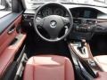 2010 BMW 3 Series Chestnut Brown Dakota Leather Interior Steering Wheel Photo