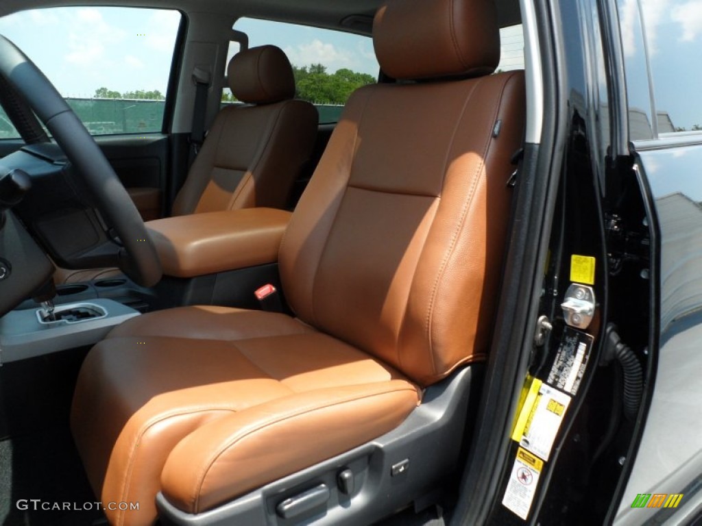 2011 Tundra Limited CrewMax 4x4 - Black / Sand Beige photo #35