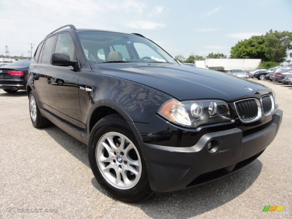 Black Sapphire Metallic BMW X3